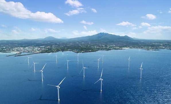 ▲ 한동·평대 해상풍력 예상 조감도